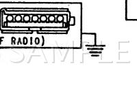 1990 Dodge B250 VAN  5.9 V8 GAS Wiring Diagram