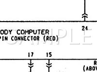 1990 Chrysler Imperial  3.3 V6 GAS Wiring Diagram