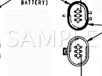 1990 Chrysler Imperial  3.3 V6 GAS Wiring Diagram