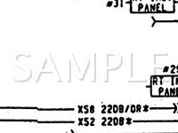 1990 Chrysler Imperial  3.3 V6 GAS Wiring Diagram