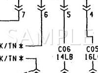 1990 Dodge Spirit ES 3.0 V6 GAS Wiring Diagram