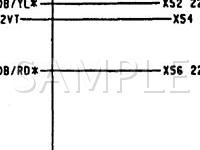 1990 Dodge Spirit ES 3.0 V6 GAS Wiring Diagram