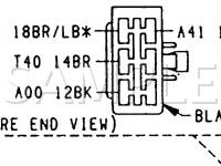 1990 Chrysler Lebaron GTC 2.5 L4 GAS Wiring Diagram