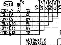 1991 Dodge Colt 200 GT 1.5 L4 GAS Wiring Diagram