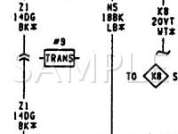 1991 Dodge Dakota  2.5 L4 GAS Wiring Diagram