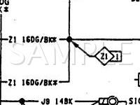 1991 Dodge Dakota Sport 5.2 V8 GAS Wiring Diagram
