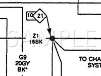 1991 Chrysler NEW Yorker Salon 3.3 V6 GAS Wiring Diagram