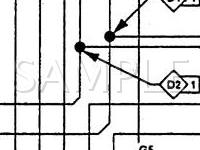 1991 Chrysler NEW Yorker Fifth Avenue 3.3 V6 GAS Wiring Diagram