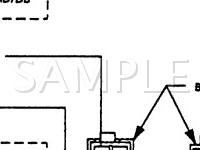 1991 Dodge Spirit LE 2.5 L4 GAS Wiring Diagram