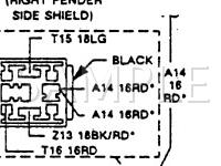 1991 Chrysler Lebaron  2.5 L4 GAS Wiring Diagram