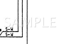 1991 Dodge RAM 50  2.4 L4 GAS Wiring Diagram