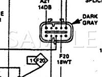 1991 Plymouth Sundance  2.5 L4 GAS Wiring Diagram