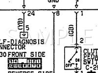 1991 Plymouth Laser RS 2.0 L4 GAS Wiring Diagram