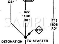 1991 Plymouth Voyager SE 3.0 V6 GAS Wiring Diagram