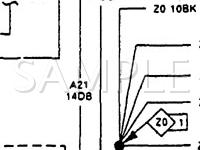 1991 Plymouth Voyager LE 3.0 V6 GAS Wiring Diagram