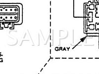 1991 Plymouth Voyager SE 2.5 L4 GAS Wiring Diagram