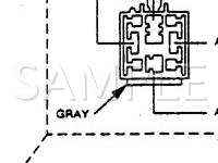 1991 Dodge Caravan C/V 3.3 V6 GAS Wiring Diagram