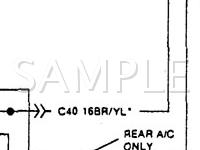 1991 Dodge Grand Caravan LE 3.3 V6 GAS Wiring Diagram