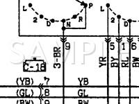 1992 Dodge Colt 200 GT 1.5 L4 GAS Wiring Diagram