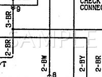 1992 Dodge Colt GL 1.5 L4 GAS Wiring Diagram