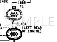 1992 Dodge Dakota  3.9 V6 GAS Wiring Diagram