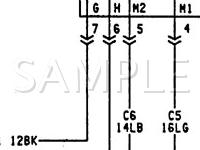 1992 Dodge Daytona ES 3.0 V6 GAS Wiring Diagram