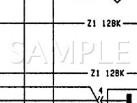 1992 Dodge Daytona ES 2.5 L4 GAS Wiring Diagram