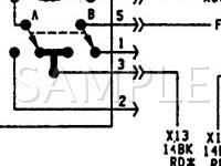 1992 Dodge Daytona Iroc 2.5 L4 GAS Wiring Diagram