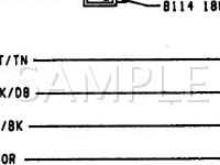 1992 Dodge D350 Pickup  5.9 V8 GAS Wiring Diagram