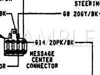 1992 Dodge B350 VAN Sportsman 5.9 V8 GAS Wiring Diagram