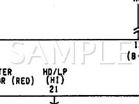 1992 Chrysler Dynasty  3.3 V6 GAS Wiring Diagram