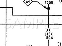 1992 Dodge Spirit ES 2.5 L4 GAS Wiring Diagram