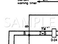 1992 Dodge RAM 50  2.4 L4 GAS Wiring Diagram