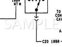 1992 Plymouth Voyager LE 3.3 V6 GAS Wiring Diagram