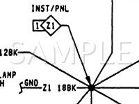 1992 Dodge Grand Caravan LE 3.3 V6 GAS Wiring Diagram