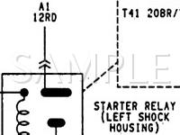 1992 Chrysler Town & Country  3.3 V6 GAS Wiring Diagram