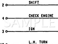 1992 Jeep Wrangler S 2.5 L4 GAS Wiring Diagram