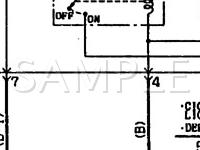 1993 Dodge Colt GL 1.8 L4 GAS Wiring Diagram