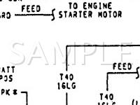 1993 Dodge Intrepid  3.3 V6 GAS Wiring Diagram