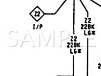 1993 Dodge Intrepid ES 3.5 V6 GAS Wiring Diagram