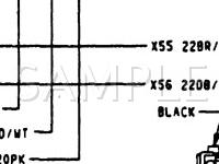1993 Dodge Dakota  5.2 V8 GAS Wiring Diagram