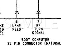 1993 Chrysler Lebaron Landau 3.0 V6 GAS Wiring Diagram