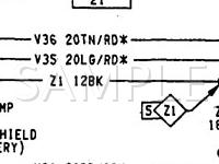 1993 Chrysler Lebaron GTC 3.0 V6 GAS Wiring Diagram