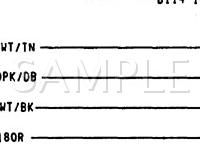 1993 Dodge W350 Pickup  5.9 L6 DIESEL Wiring Diagram