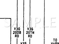 1993 Dodge D350 Pickup  5.9 L6 DIESEL Wiring Diagram