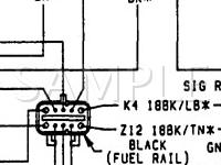 1993 Dodge Spirit  2.5 L4 GAS Wiring Diagram