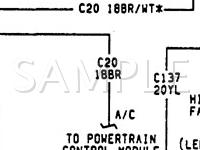 1993 Dodge Caravan LE 3.0 V6 GAS Wiring Diagram