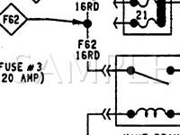 1993 Chrysler Town & Country  3.3 V6 GAS Wiring Diagram
