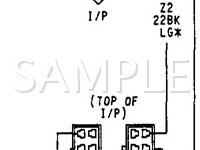 1994 Chrysler Concorde  3.3 V6 GAS Wiring Diagram