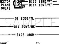 1994 Dodge Dakota  3.9 V6 GAS Wiring Diagram